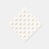 Serviette En Papier Mignonne long Haired Dachshund Chien de saucisse (Coin)