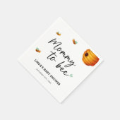 Serviette En Papier Mignonne Maman À Être Baby shower (Coin)