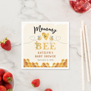 Serviette En Papier Mignonne maman à être baby shower neutre pour le g