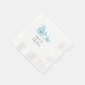 Serviette En Papier Mignonne Maman Baleine Bébé Baby shower baleine (Coin)