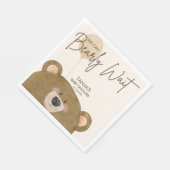 Serviette En Papier Mignonne Ours Nous Pouvons Attendre Baby shower Se (Coin)
