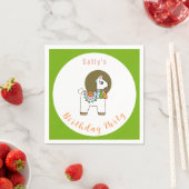 Serviette En Papier Mignonne pinata llama fête du Jeudi (En situation)