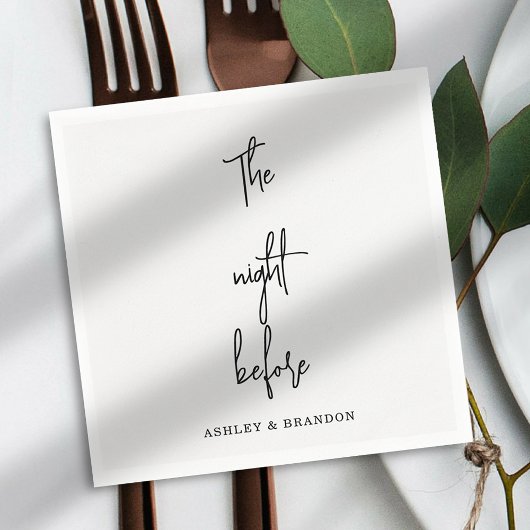 Serviette En Papier Mignons Serviettes La Nuit Avant