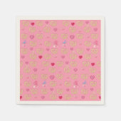 Serviette En Papier Mikitiez mignon bretzel pain douillet pâte valenti (Devant)