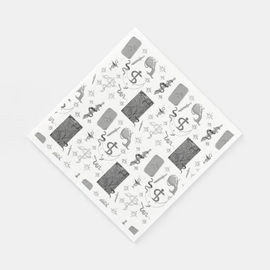 Serviette En Papier Mikitiez serpent serpent magie sorcière (Coin)