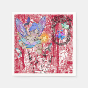 Serviette En Papier Mikitiez tarot conte de fée souhait angle rêve gyp
