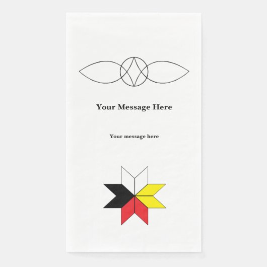 Serviette En Papier Mi'kmaq/Celtique (Devant)