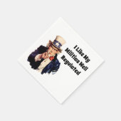 Serviette En Papier Milice bien réglementée (Coin)