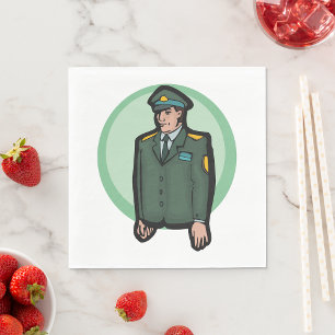 Serviette En Papier Militaire