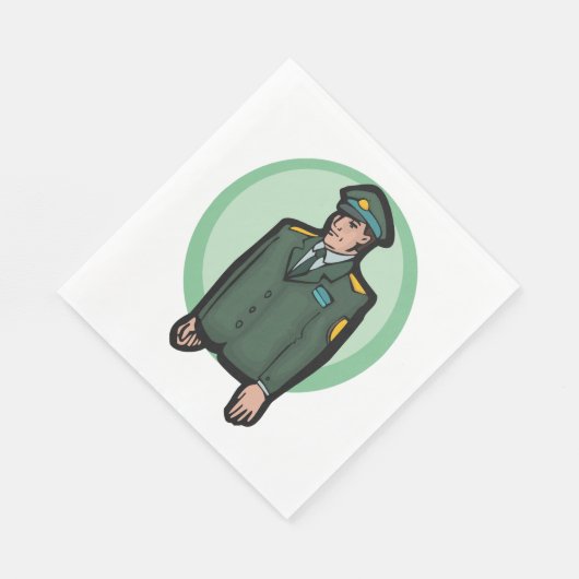 Serviette En Papier Militaire (Coin)