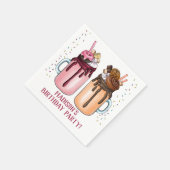 Serviette En Papier Milkshakes extrêmes fête d'anniversaire (Coin)