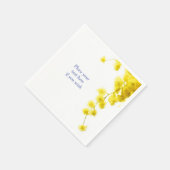 Serviette En Papier Mimosa (Coin)