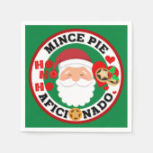 Serviette En Papier Mince Pie Aficionado - Devinez Qui ? (Devant)