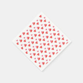 Serviette En Papier MINI COEURS Standard Papier à cocktail serviettes (Coin)