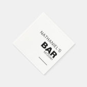 Serviette En Papier Mini Élégant Formal Bar Mitzvah serviettes (Coin)