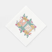 Serviette En Papier Mini Fleur (Coin)