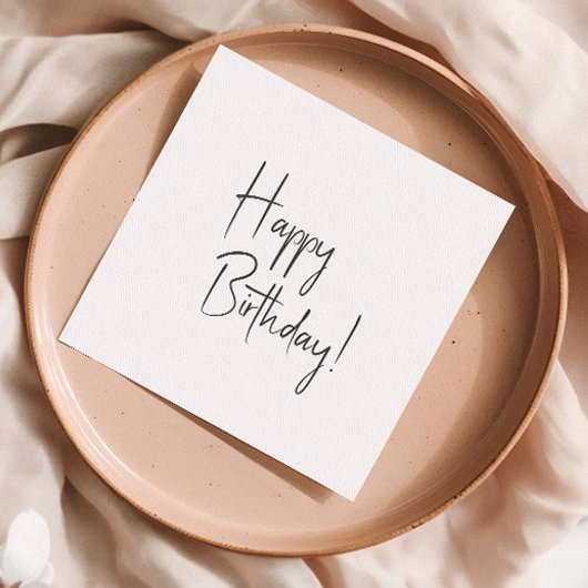 Serviette En Papier Mini-genre Neutre Joyeux anniversaire