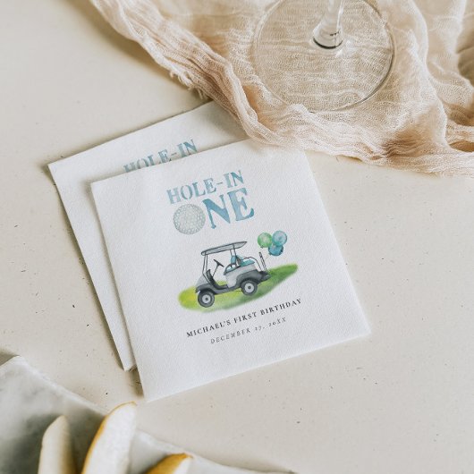 Serviette En Papier Mini-Golf Trou-En-Un