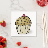 Serviette En Papier Mini muffins (En situation)