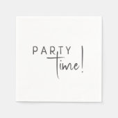 Serviette En Papier Mini-sexe Neutre Fête Heure Anniversaire (Devant)