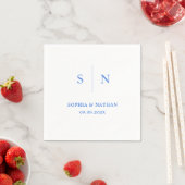 Serviette En Papier Minimal et chic | MARIAGE (En situation)