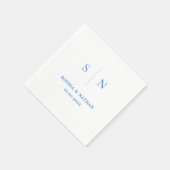 Serviette En Papier Minimal et chic | MARIAGE (Coin)