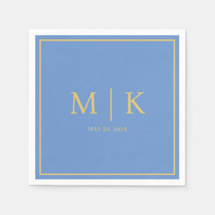 Serviette En Papier Minimal et chic   Napkins Mariage