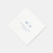 Serviette En Papier Minimal et chic | Napkins Mariage (Coin)