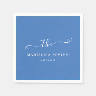 Serviette En Papier Minimal et chic Napkins Mariage