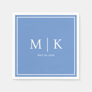 Serviette En Papier Minimal et chic   Napkins Mariage