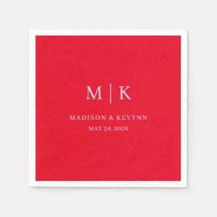 Serviette En Papier Minimal et chic   Napkins Mariage