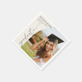 Serviette En Papier Minimal Minimalist Photo Arch Graduation (Coin)