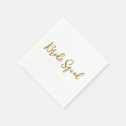 Serviette En Papier minimale add your name text bridesmaid gijd (Coin)
