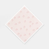 Serviette En Papier Minimalisme de la fraise (Coin)