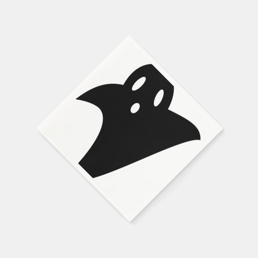 Serviette En Papier Minimalist cute ghost  (Coin)