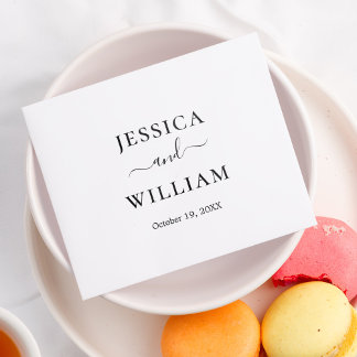 Serviette En Papier Minimaliste Et Chic