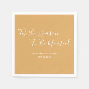 Serviette En Papier Minimaliste et Chic Serviettes de mariage