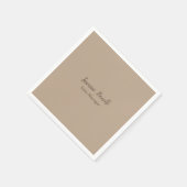 Serviette En Papier Minimaliste moderne professionnel (Coin)