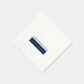 Serviette En Papier Minimaliste Moderne Simple (Coin)