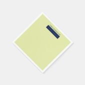 Serviette En Papier Minimaliste Moderne Simple (Coin)