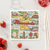 Serviette En Papier Minnesota Landmarks Party (En situation)