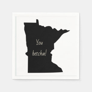 Serviette En Papier Minnesota personnalisable Vous Betcha Napkins