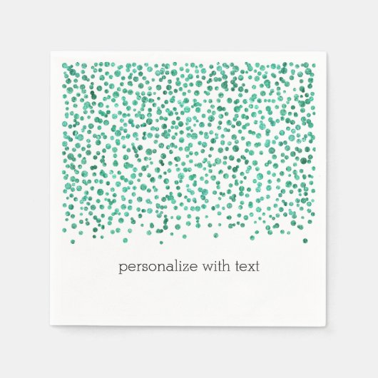 Serviette En Papier Mint Dazle Confetti (Devant)