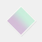 Serviette En Papier Mint Esthétique Pastel Et Ombre Gradient Lilac (Coin)