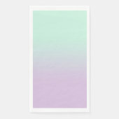 Serviette En Papier Mint Esthétique Pastel Et Ombre Gradient Lilac (Devant)