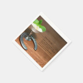 Serviette En Papier Mint Julep Cocktail napkin (Coin)