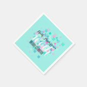 Serviette En Papier Mint Pastel Couleurs 100e Anniversaire P Napkin (Coin)