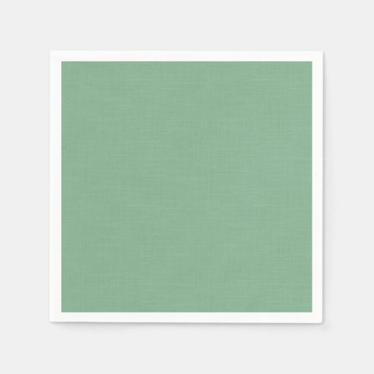 Serviette En Papier Mint vert solide texturé (Devant)