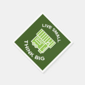 Serviette En Papier Minuscule Maison - Minuscules Maisons - Minuscule  (Coin)