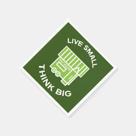 Serviette En Papier Minuscule Maison - Minuscules Maisons - Minuscule (Coin)